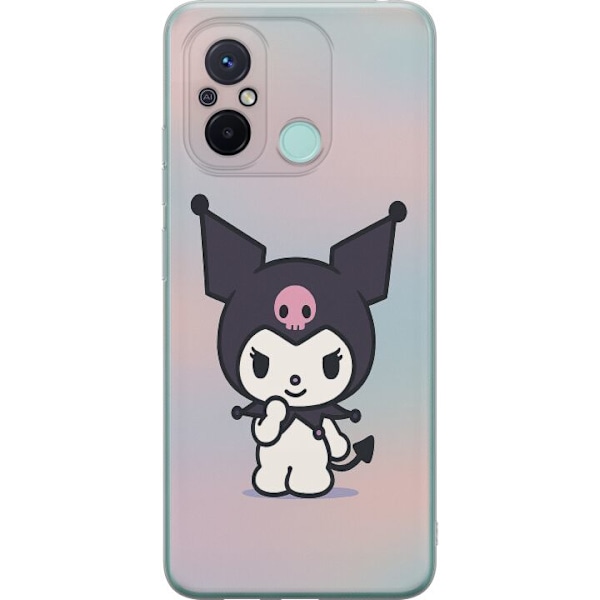 Xiaomi Redmi 12C Läpinäkyvä kuori Kawaii Sanrio Kuromi
