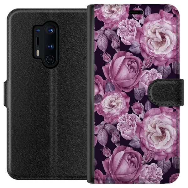 Kompatibelt Lommeboketui til OnePlus 8 Pro Blomster