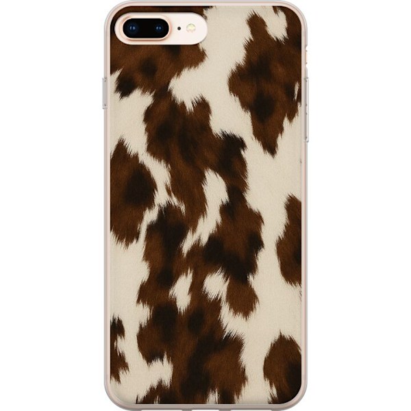 Apple iPhone 8 Plus Läpinäkyvä kuori Värisuihku