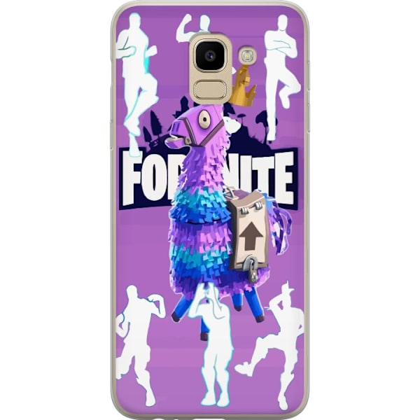 Samsung Galaxy J6 Gennemsigtig cover Fortnite