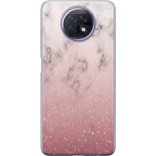 Xiaomi Redmi Note 9T Cover / Mobilcover - Blødt Pink Marmor
