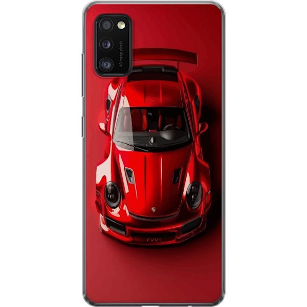 Samsung Galaxy A41 Gennemsigtig cover Porsche