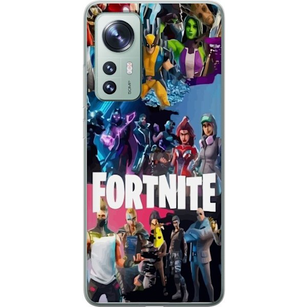 Xiaomi 12 Gjennomsiktig deksel Fortnite