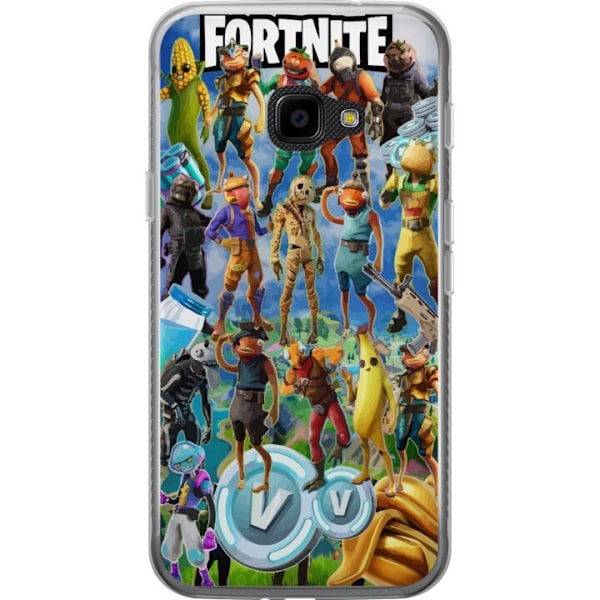 Samsung Galaxy Xcover 4 Läpinäkyvä kuori Fortnite