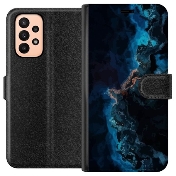 Samsung Galaxy A23 Plånboksfodral Galaxy Marmor