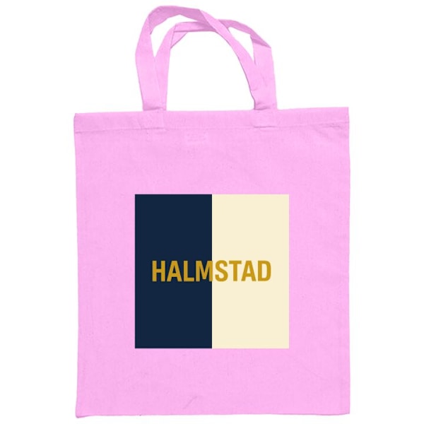 Tøyveske | Holdbar Handleveske i Tøy Halmstad – fotball Rosa one size