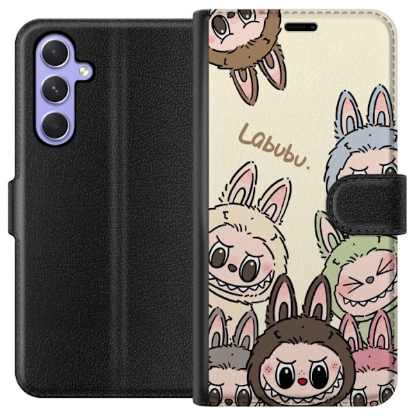 Samsung Galaxy A54 Tegnebogsetui Labubu Pastel Collection
