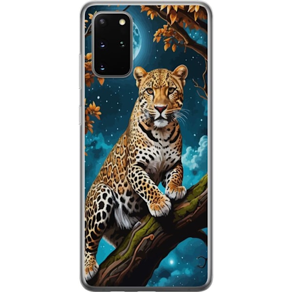 Samsung Galaxy S20+ Gennemsigtig cover Leopard