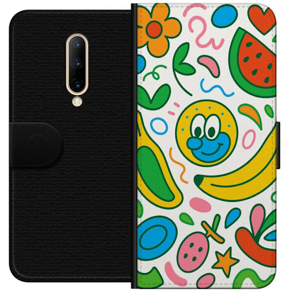 OnePlus 7 Pro Tegnebogsetui Sommerfugle Slør