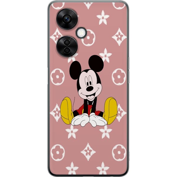 OnePlus Nord CE3 Läpinäkyvä kuori Mickey Mouse