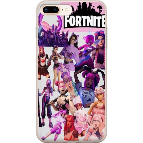 Apple iPhone 8 Plus Läpinäkyvä kuori Fortnite