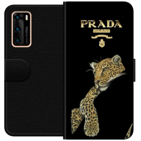 Huawei P40 Plånboksfodral Prada Leopard