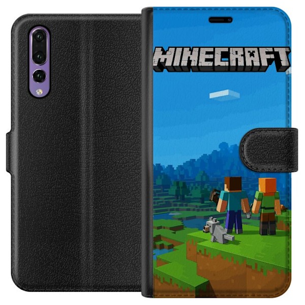 Huawei P20 Pro Tegnebogsetui Minecraft Key Art