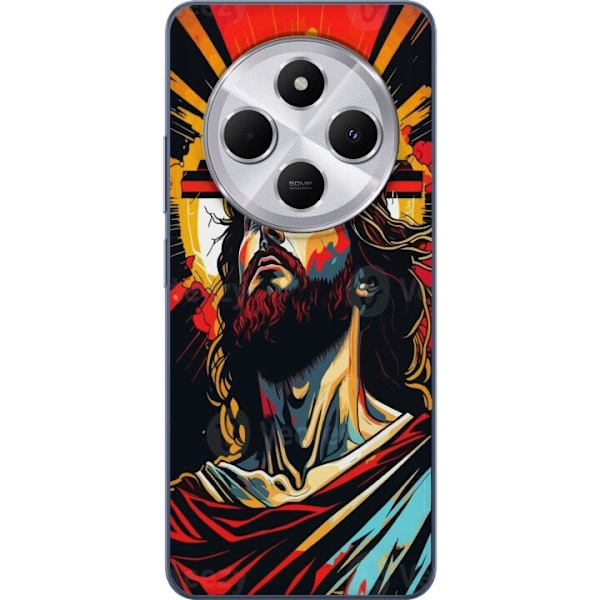 Xiaomi Redmi 14C Gennemsigtig cover Jesus & Kort - religiøst