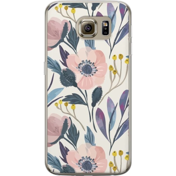 Samsung Galaxy S6 Genomskinligt Skal Blomsterlycka