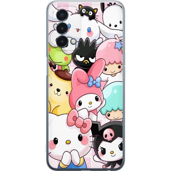 OnePlus Nord N200 5G Läpinäkyvä kuori Kawaii Sanrio Crew