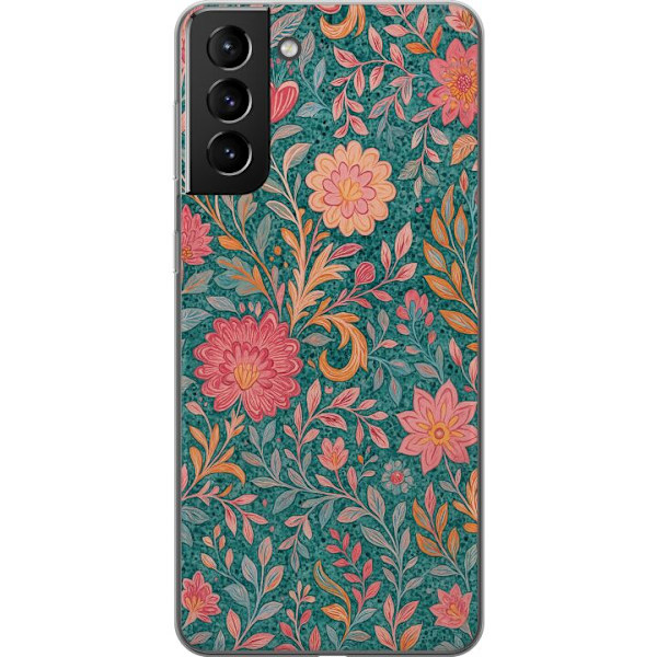 Samsung Galaxy S21+ 5G Gjennomsiktig deksel Floral Dream