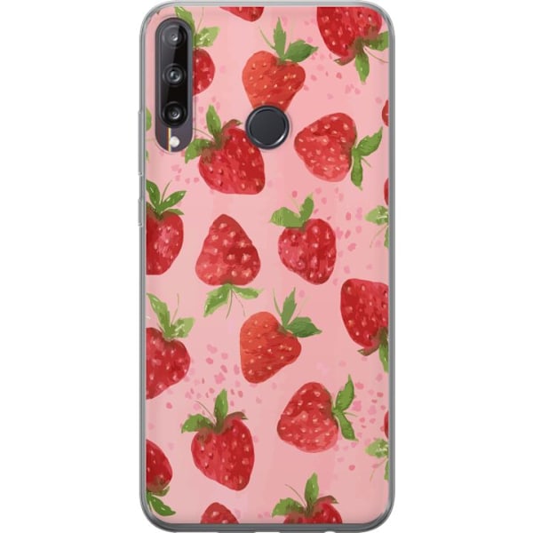 Huawei P40 lite E Genomskinligt Skal Strawberry Dreams – jor