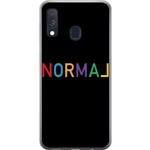 Samsung Galaxy A40 Genomskinligt Skal Normal