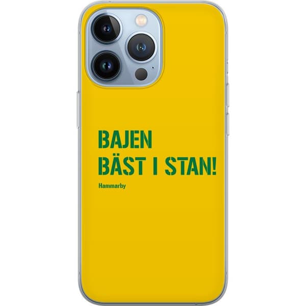 Kompatibelt Mobildeksel til Apple iPhone 13 Pro Gul grön sporttext gul