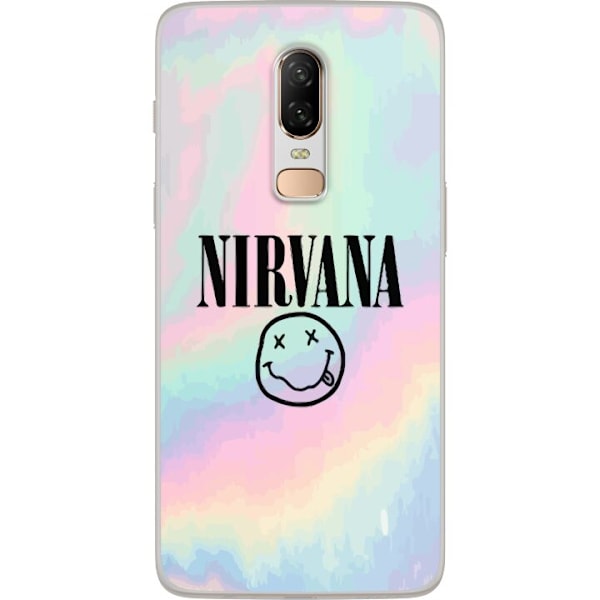 OnePlus 6 Läpinäkyvä kuori Nirvana