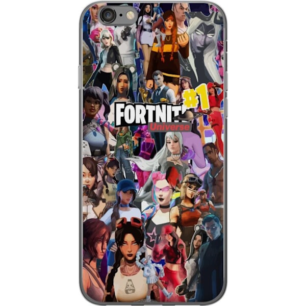 Apple iPhone 6 Gennemsigtig cover Fortnite