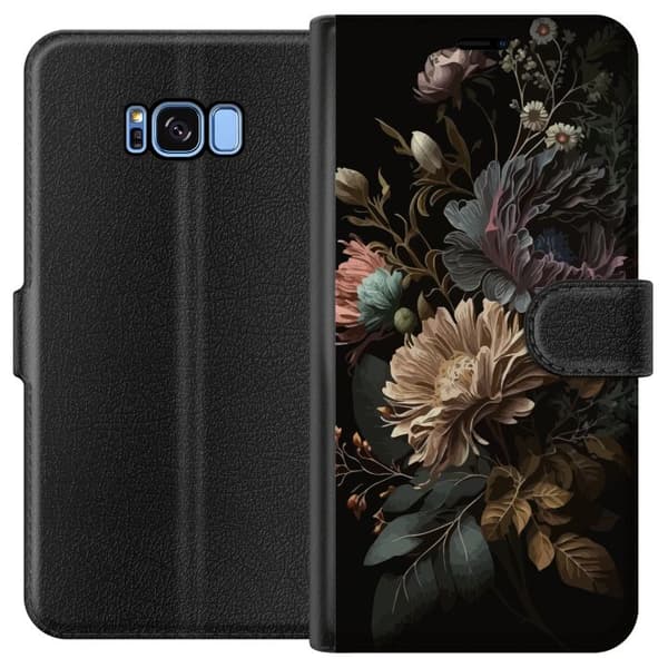 Kompatibelt Lommeboketui til Samsung Galaxy S8 Blomster