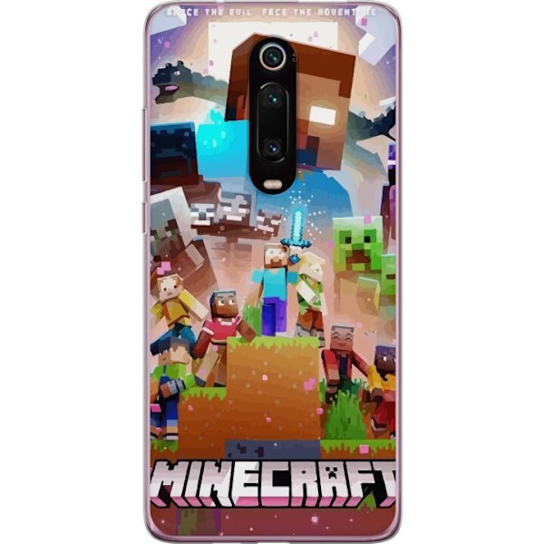 Xiaomi Mi 9T Pro  Genomskinligt Skal Minecraft