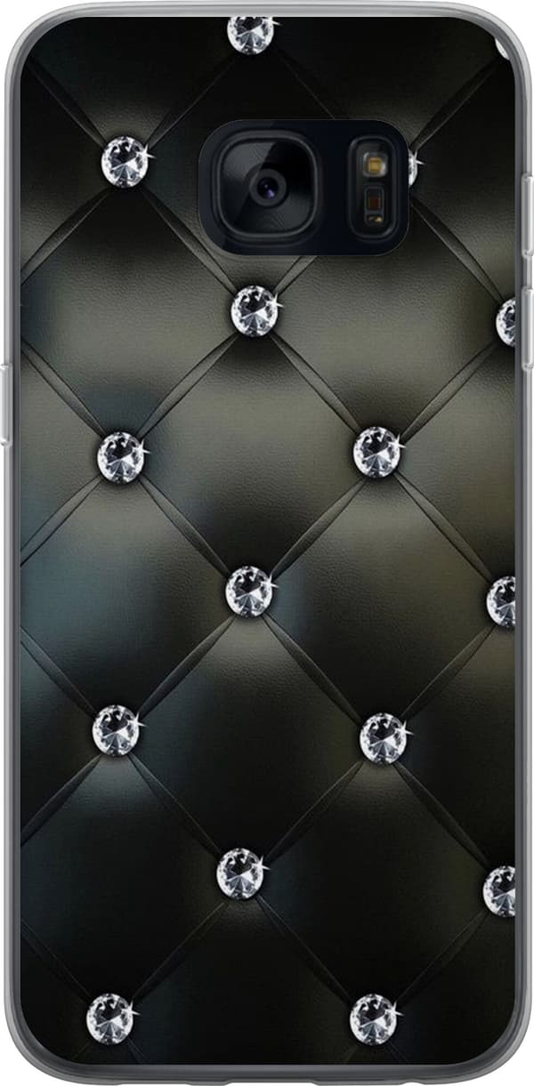 Kompatibelt Mobildeksel til Samsung Galaxy S7 Stor som diamant