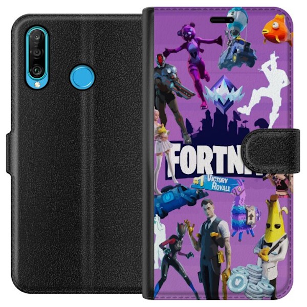 Huawei P30 lite Lommeboketui Fortnite