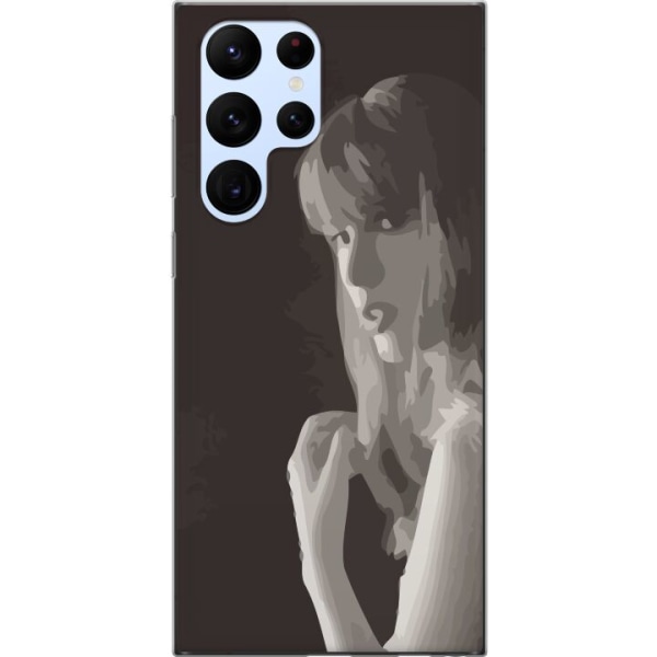Samsung Galaxy S22 Ultra 5G Läpinäkyvä kuori Taylor Swift