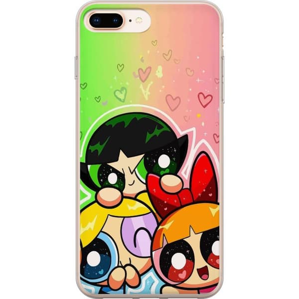 Kompatibel Mobilcover til Apple iPhone 8 Plus Powerpuff Pigerne Cartoon Network