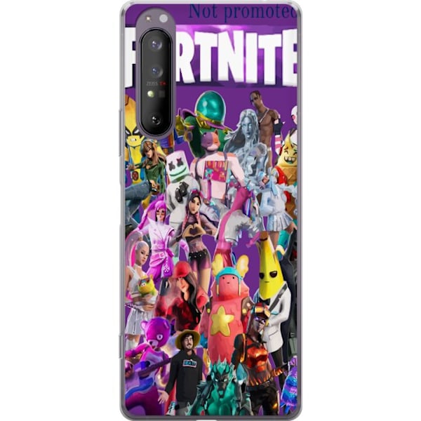 Sony Xperia 1 II Gennemsigtig cover Fortnite