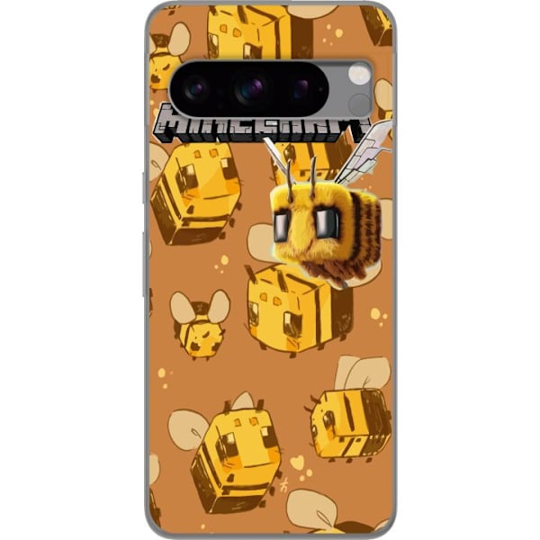 Google Pixel 8 Pro Genomskinligt Skal Minecraft Bi