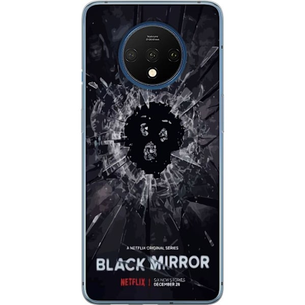OnePlus 7T Läpinäkyvä kuori Black Mirror Sci-Fi Netflix -sa