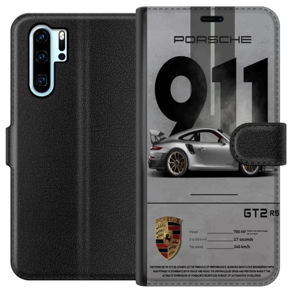 Kompatibelt Lommeboketui til Huawei P30 Pro Porsche 911