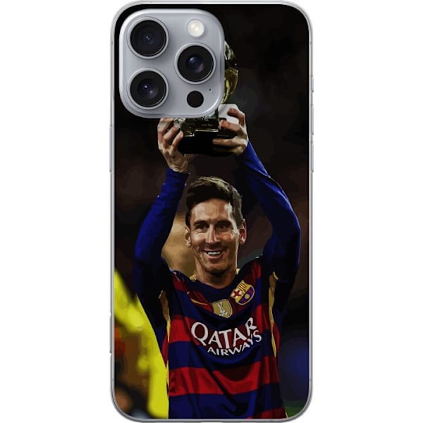 Apple iPhone 16 Pro Max Gennemsigtig cover Lionel Messi