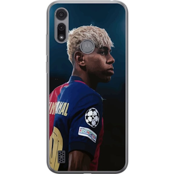 Motorola Moto E6i Gennemsigtig cover Lamine Yamal - Barcelonas