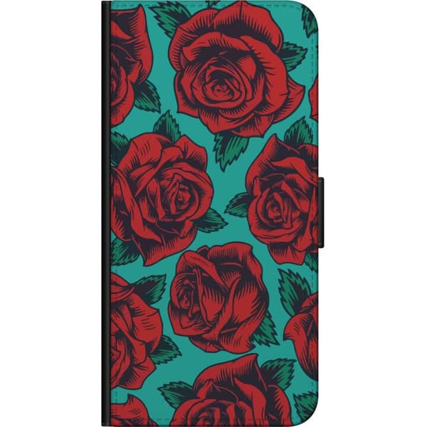 Kompatibelt Plånboksfodral till OnePlus 9 Pro Rosor