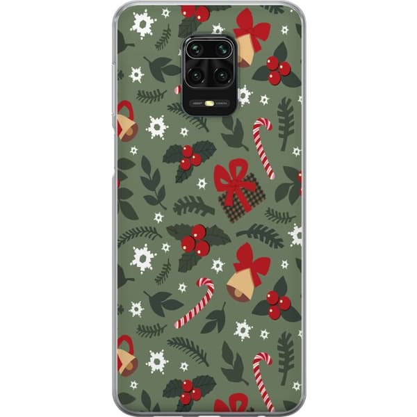 Kompatibelt Mobilskal till Xiaomi Redmi Note 9S God Jul mönster