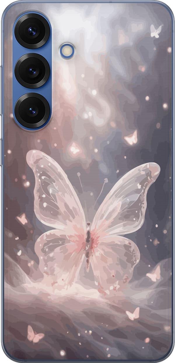 Kompatibelt Mobilskal till Samsung Galaxy S25+ Fjäril