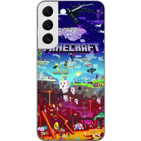 Kompatibelt Mobildeksel til Samsung Galaxy S22 5G Minecraft