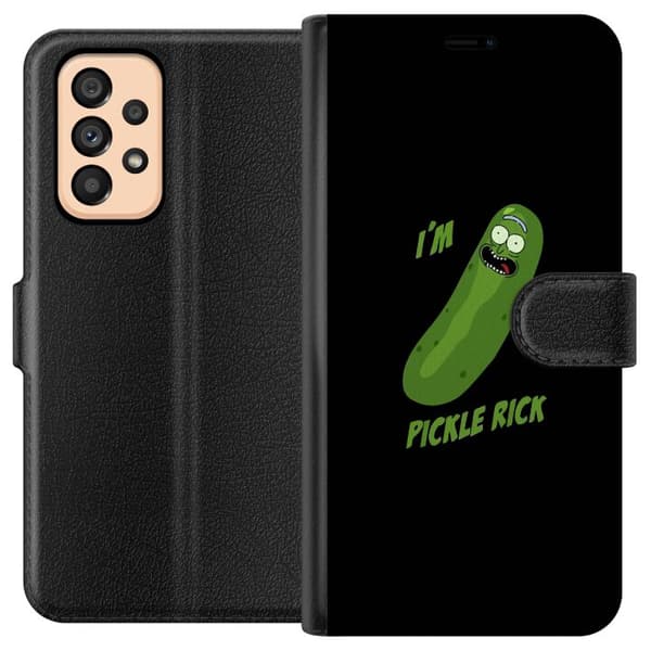 Kompatibelt Plånboksfodral till Samsung Galaxy A53 5G I'm Pickle Rick