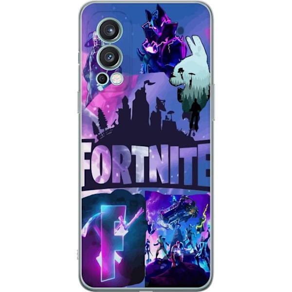 OnePlus Nord 2 5G Läpinäkyvä kuori Fortnite