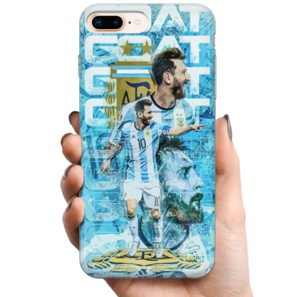 Apple iPhone 8 Plus TPU Mobilskal Argentina - Messi