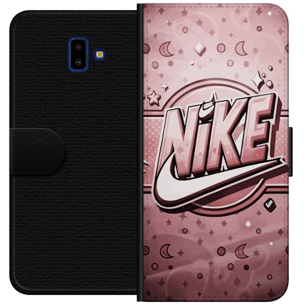 Samsung Galaxy J6+ Tegnebogsetui Nike Lyserød