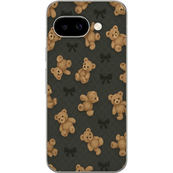 Google Pixel 9a Läpinäkyvä kuori Teddy Halauksia