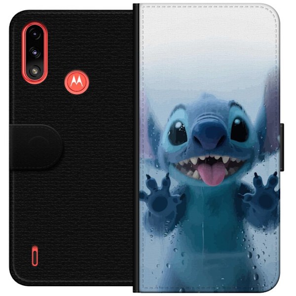Motorola Moto E7 Power Plånboksfodral Stitch Window View –