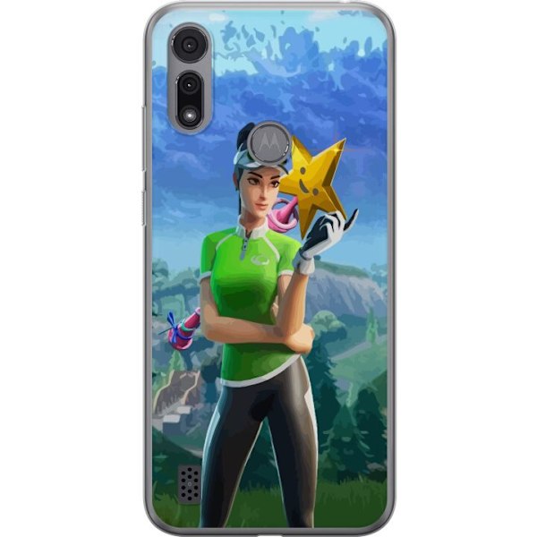 Motorola Moto E6i Läpinäkyvä kuori Fortnite