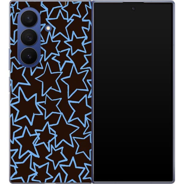 Kompatibelt Mobildeksel til Samsung Galaxy Z Fold7 Brun stjernegrafikk brun